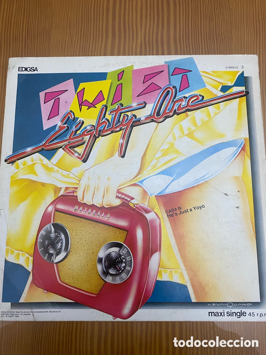Discos de vinilo: Disco de Vinilo (Maxi) Twist Eighty One &ldquo;Let&rsquo;s Twist Again&rdquo; - Foto 2