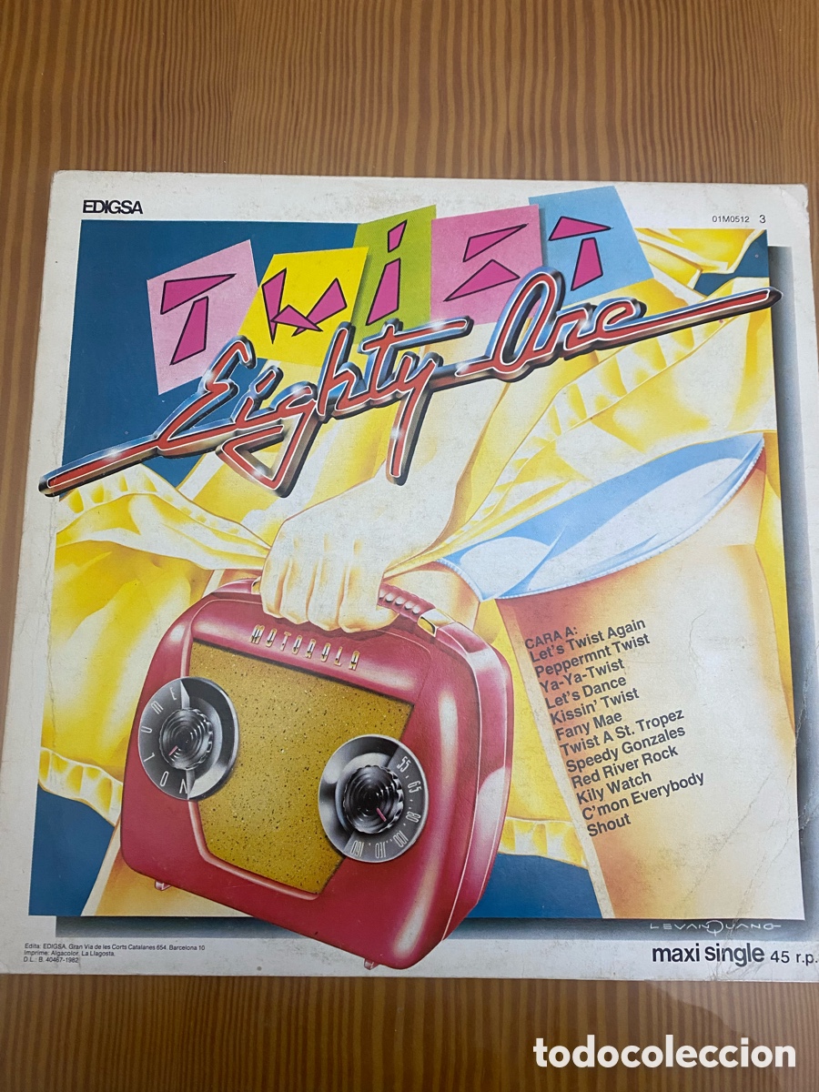 Discos de vinilo: Disco de Vinilo (Maxi) Twist Eighty One &ldquo;Let&rsquo;s Twist Again&rdquo; - Foto 1