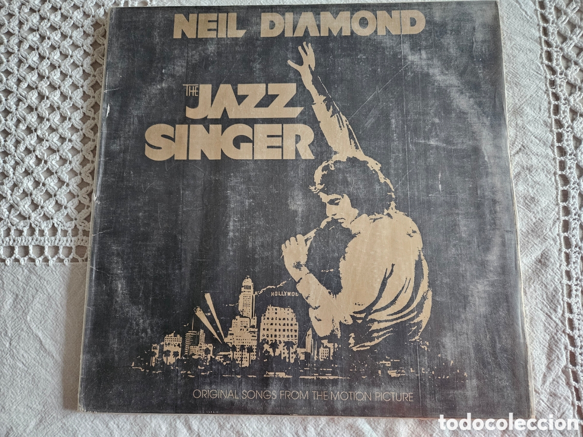 Discos de vinilo: LP Neil Diamond the Jazz Singer - Foto 1