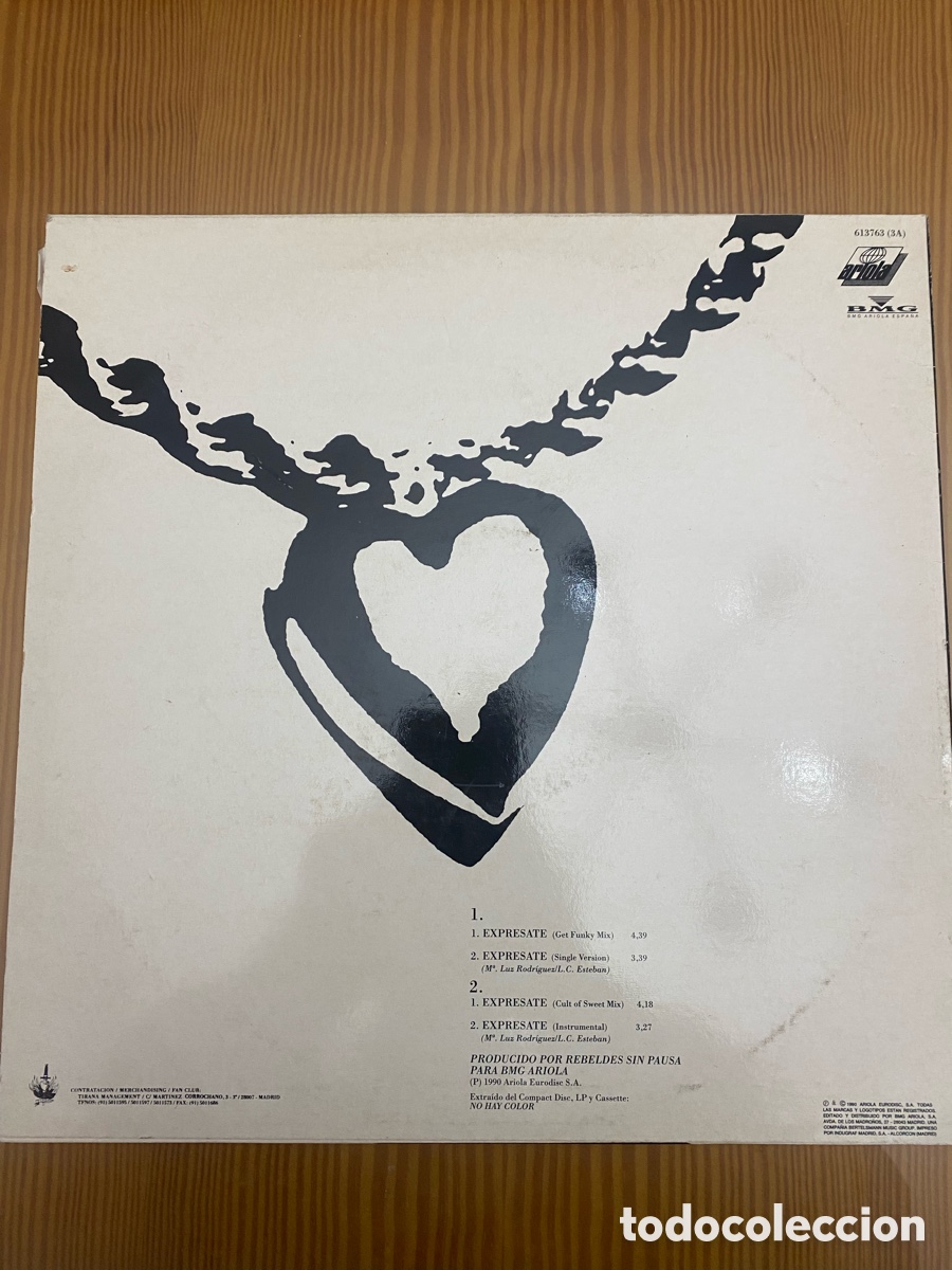 Discos de vinilo: Disco de Vinilo (Maxi) Sweet &ldquo;Expresate&rdquo; - Foto 2