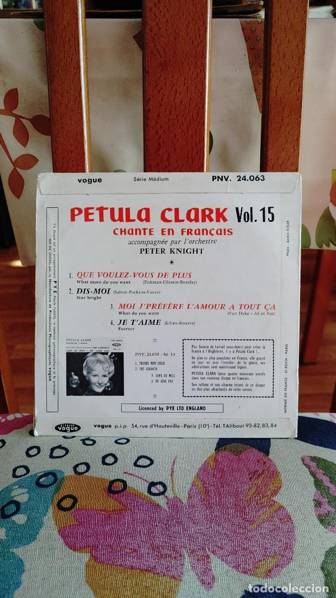 Discos de vinilo: PETULA CLARK-EP CHANTE EN FRAN&Ccedil;AIS - Foto 2