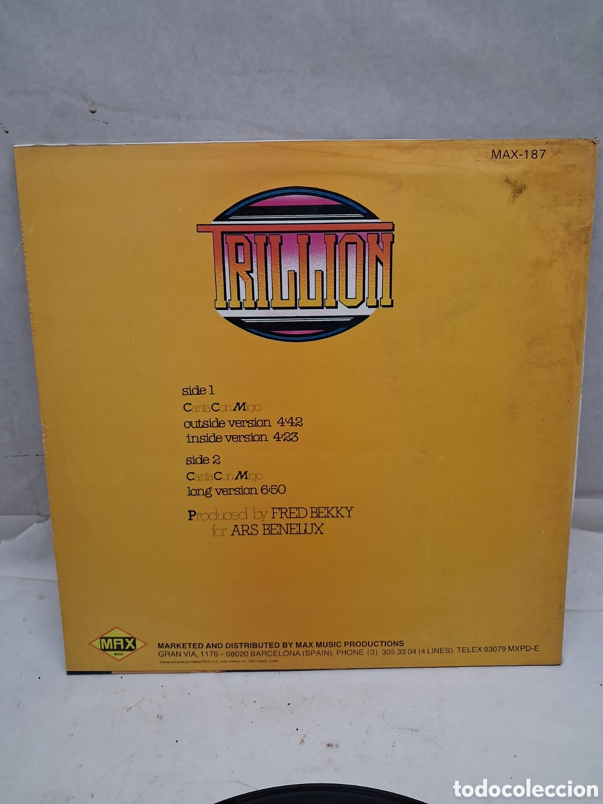 Discos de vinilo: Trillion Canta Con Migo - Foto 2