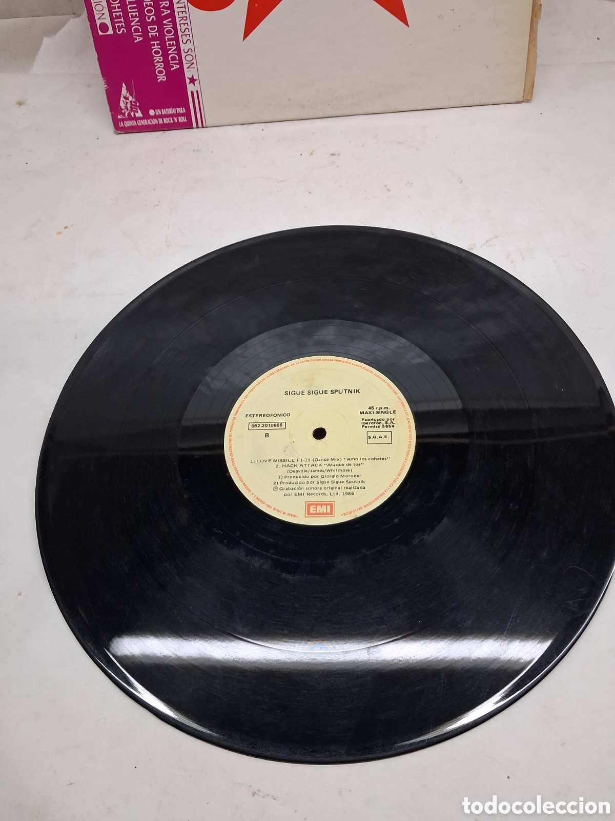 Discos de vinilo: Sigue Sigue Sputnik maxi single - Foto 2