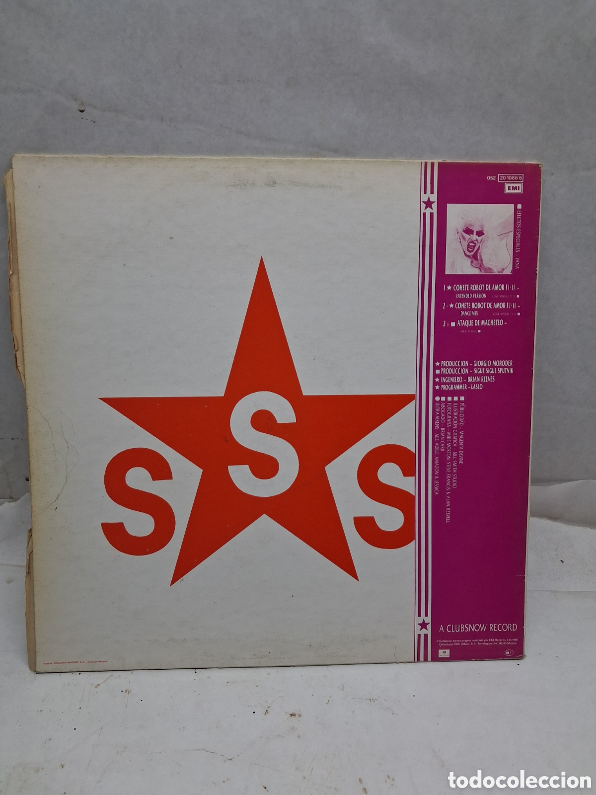Discos de vinilo: Sigue Sigue Sputnik maxi single - Foto 3