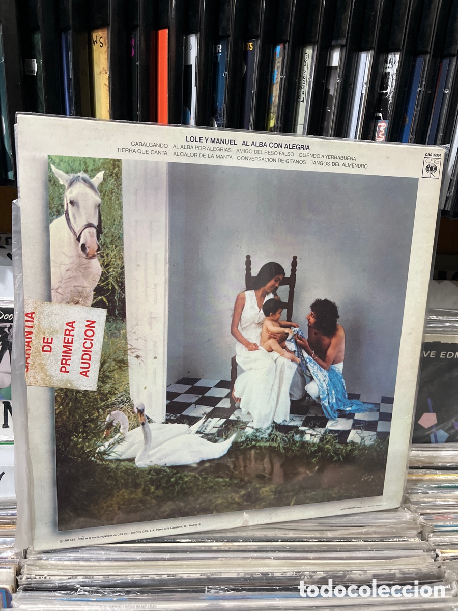 Discos de vinilo: lole y manuel al alba con alegr&iacute;a - Foto 2