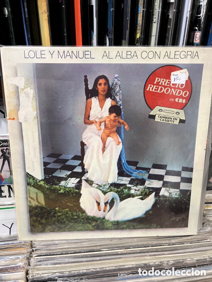 Discos de vinilo: lole y manuel al alba con alegr&iacute;a - Foto 1