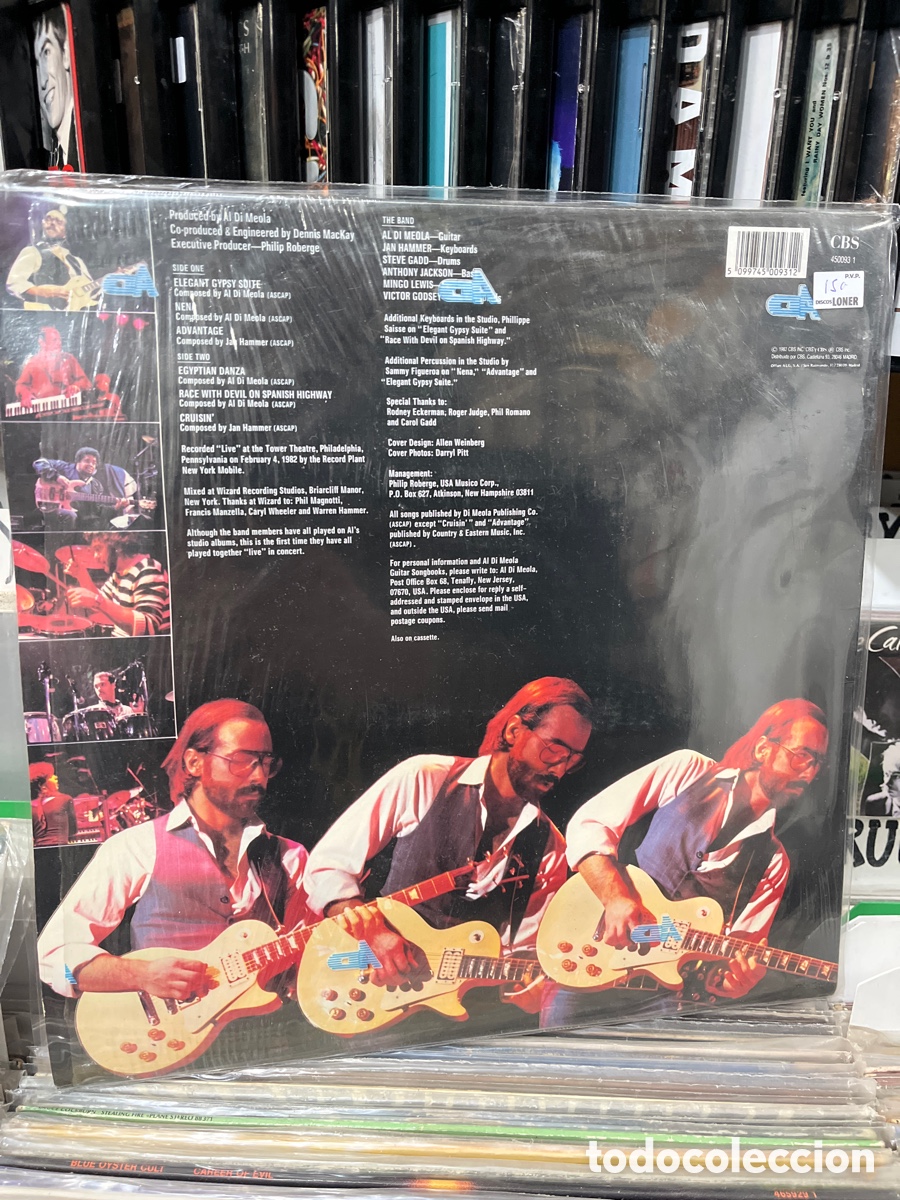 Discos de vinilo: al di meola tour de forc&eacute; live - Foto 2