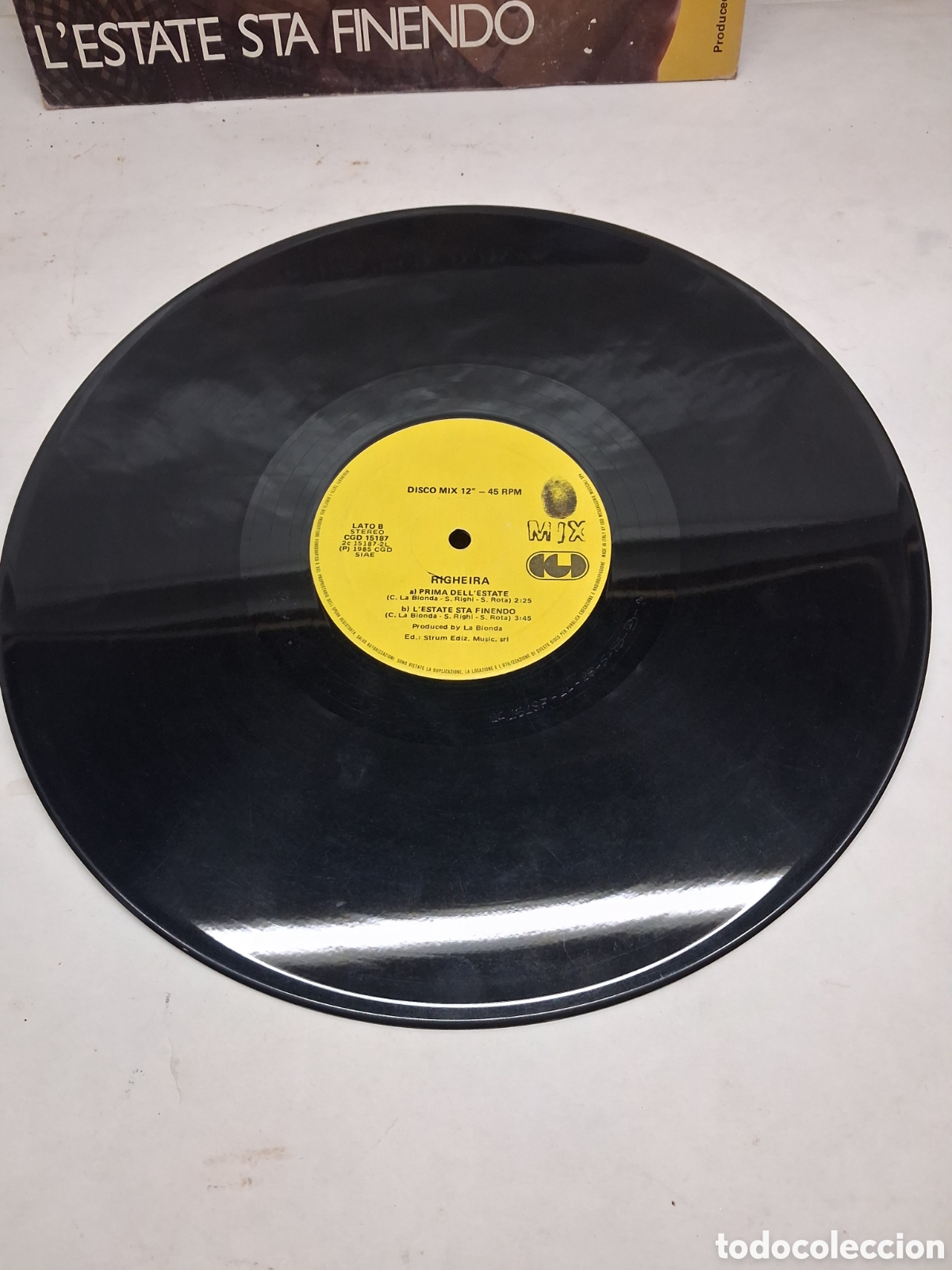 Discos de vinilo: Righeira disco mix vinilo - Foto 2