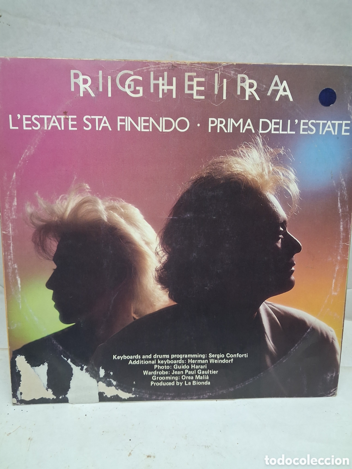 Discos de vinilo: Righeira disco mix vinilo - Foto 3