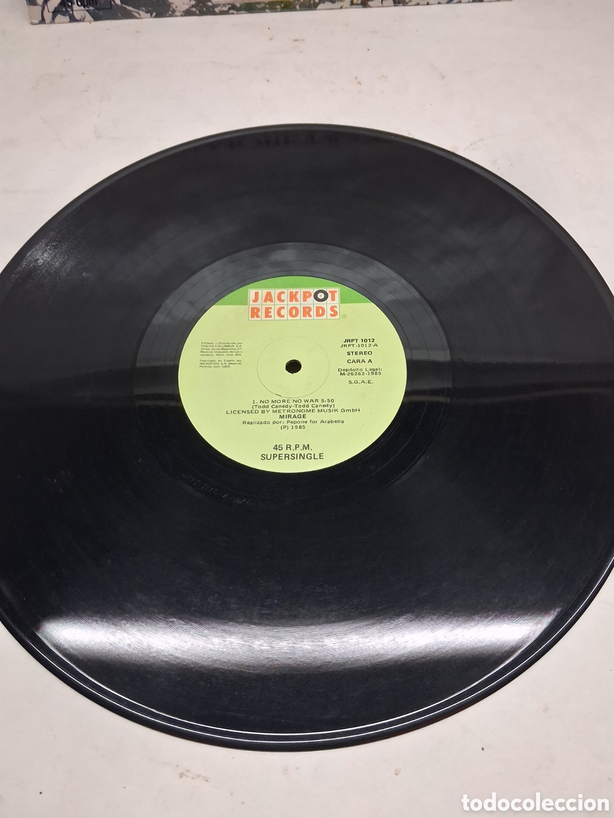 Discos de vinilo: Mirage No more no war - Foto 2
