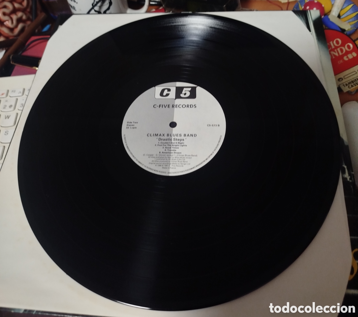 Discos de vinilo: Cl&iacute;max blues band - Drastic steps - Foto 2