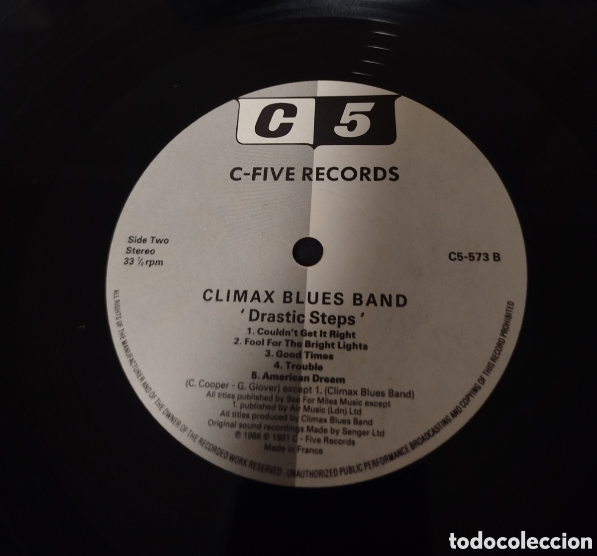 Discos de vinilo: Cl&iacute;max blues band - Drastic steps - Foto 3