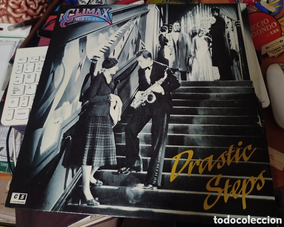 Discos de vinilo: Cl&iacute;max blues band - Drastic steps - Foto 1