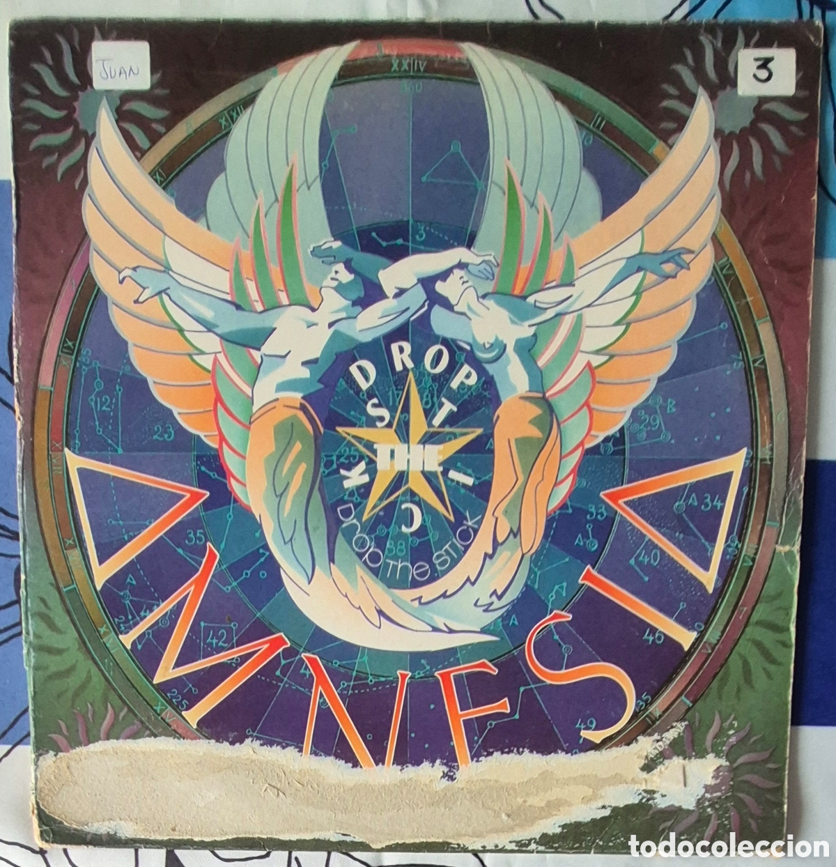 Discos de vinilo: MAXI - AMNESIA - DROP THE STICK - 1990 ESPA&Ntilde;A - Foto 1