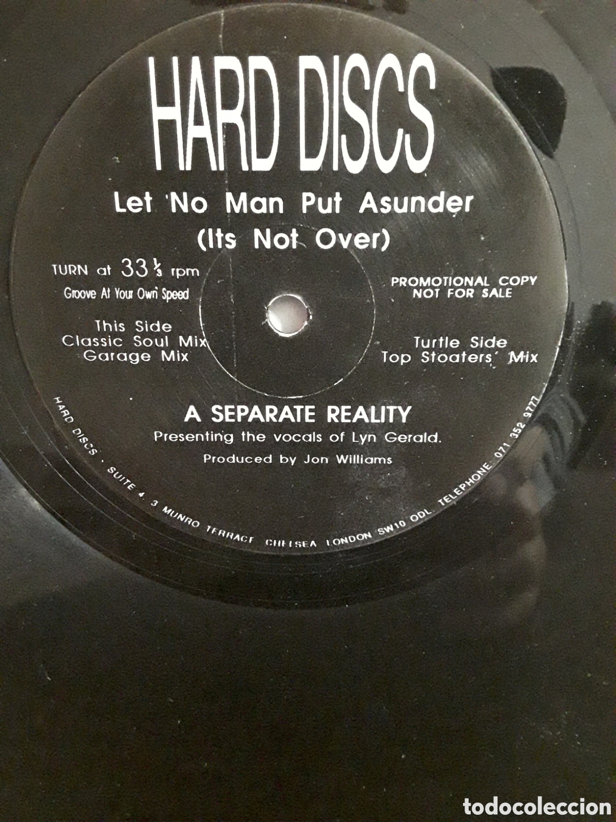 Discos de vinilo: A Separate Reality &lrm;&ndash; Let No Man Put Asunder (Its Not Over) - Foto 2