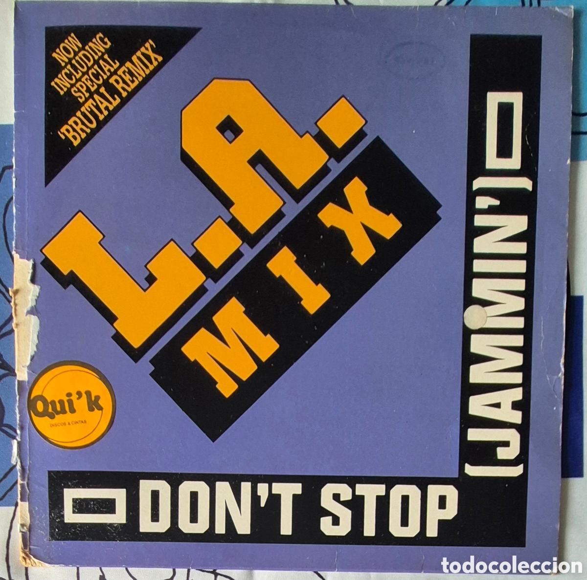 Discos de vinilo: MAXI - L.A. MIX - DONT STOP (JAMMIN) 1988 ESPA&Ntilde;A - Foto 1