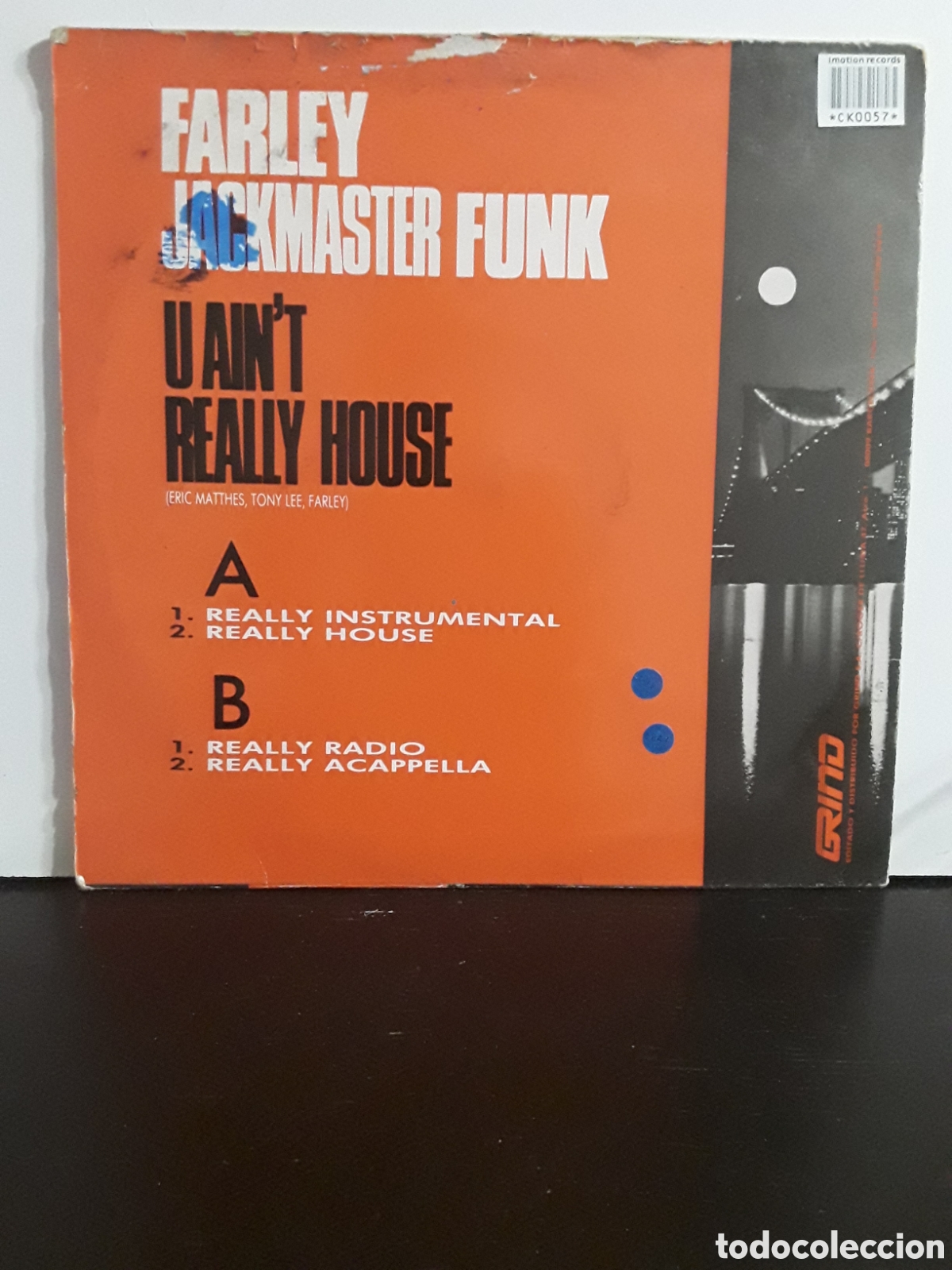Discos de vinilo: Farley &rdquo;Jackmaster&rdquo; Funk &lrm;&ndash; U Aint Really House - Foto 2
