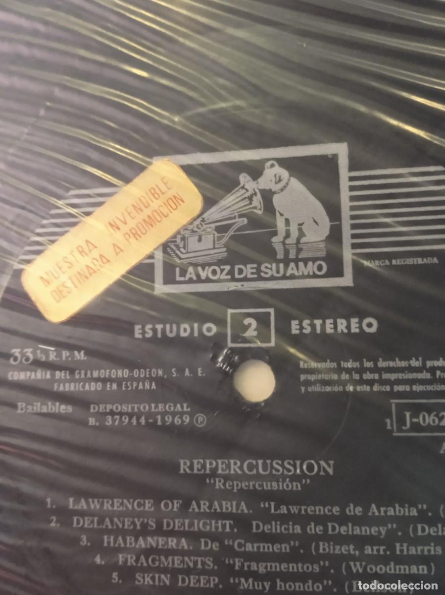 Discos de vinilo: ERIC DELANEY & LOUIS BELLSON- REPERCUSSION. LP PROMO - Foto 2