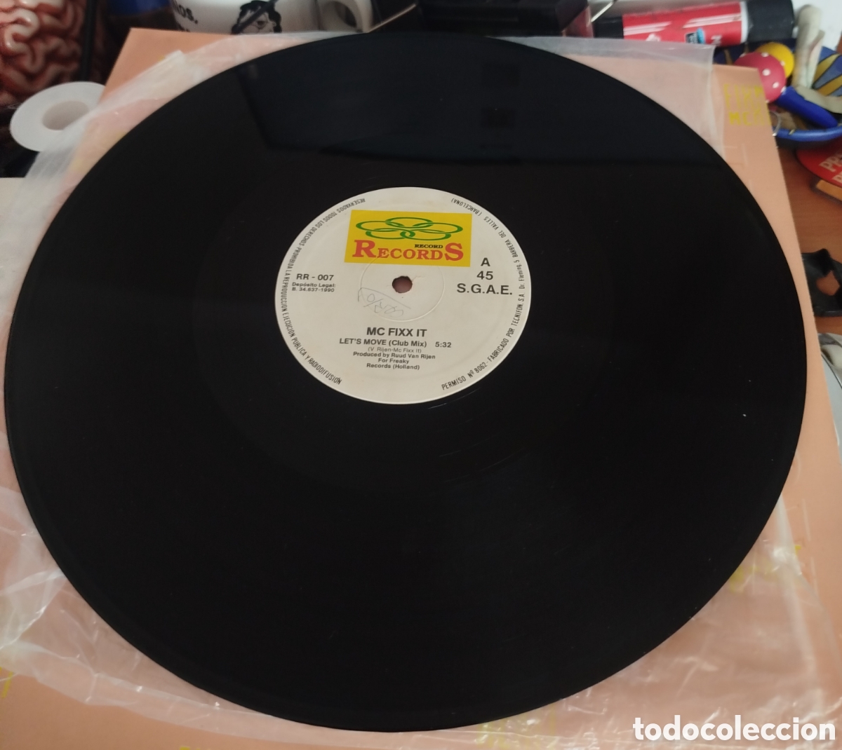 Discos de vinilo: MC Fixx It - Let&acute;s move - Foto 2