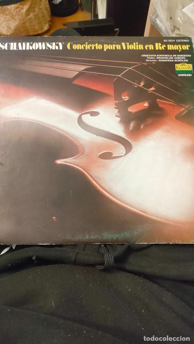Discos de vinilo: Tschaikowsky. Concierto para viol&iacute;n en re mayor - Foto 1