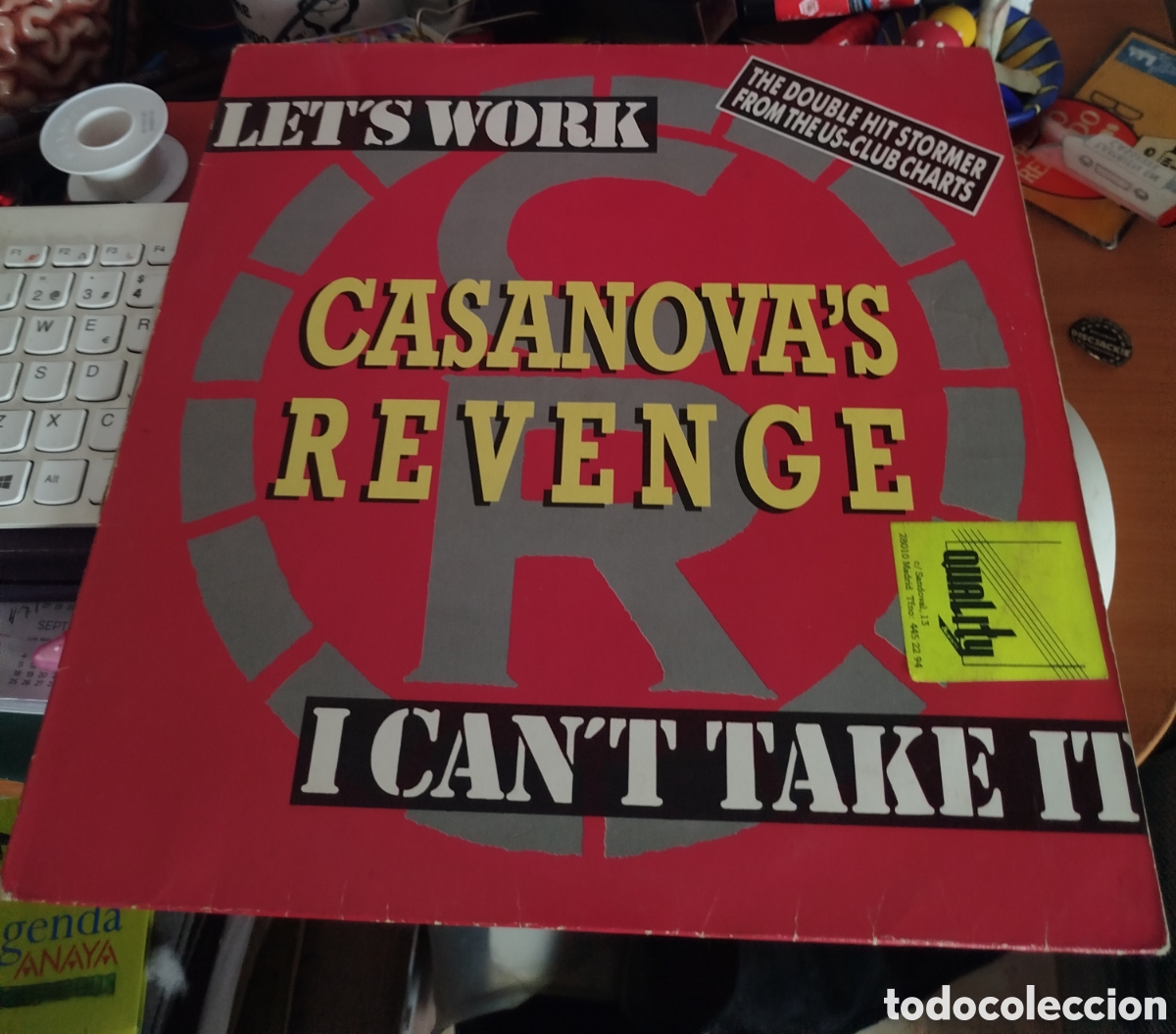 Discos de vinilo: Casanovas revenge - Lets work / I Cant Take it - Foto 1
