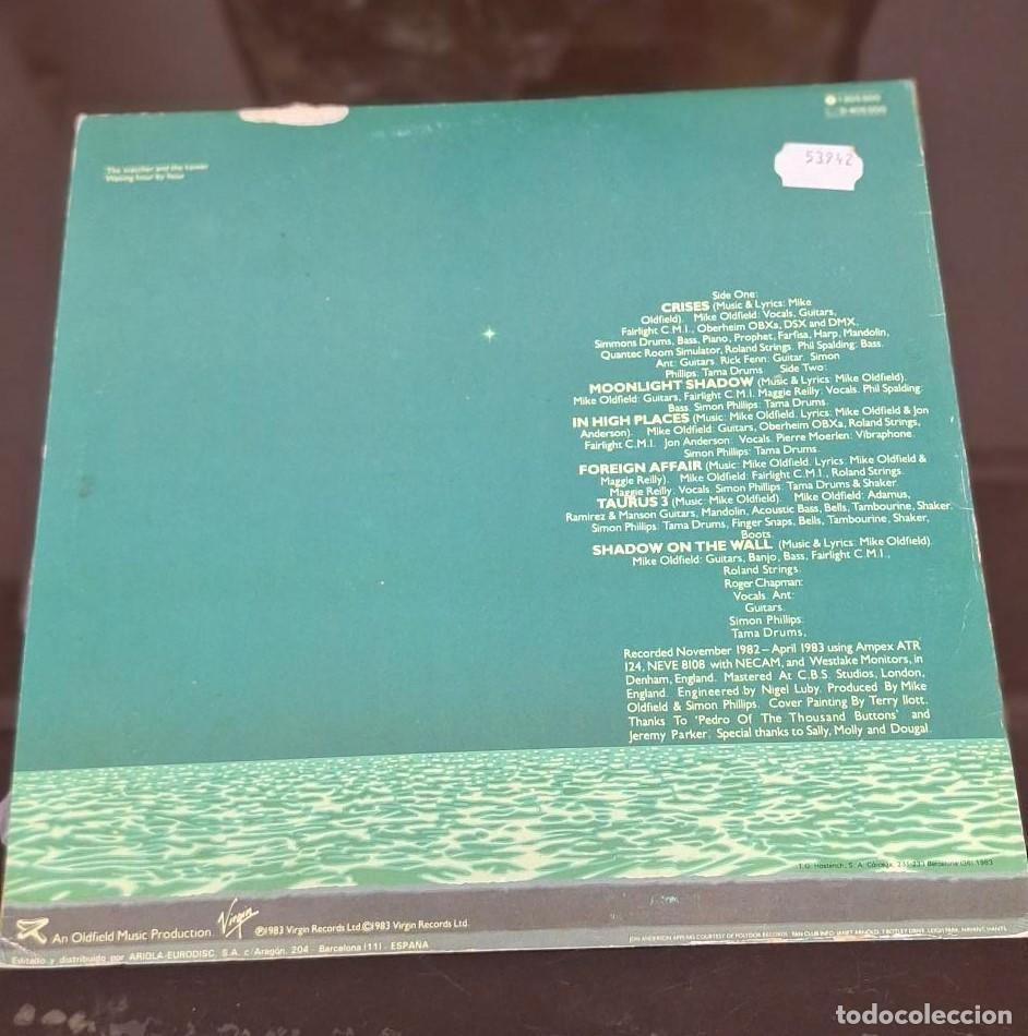 Discos de vinilo: LP MIKE OLDFIELD. CRISES. LP-SEXT-331 - Foto 2