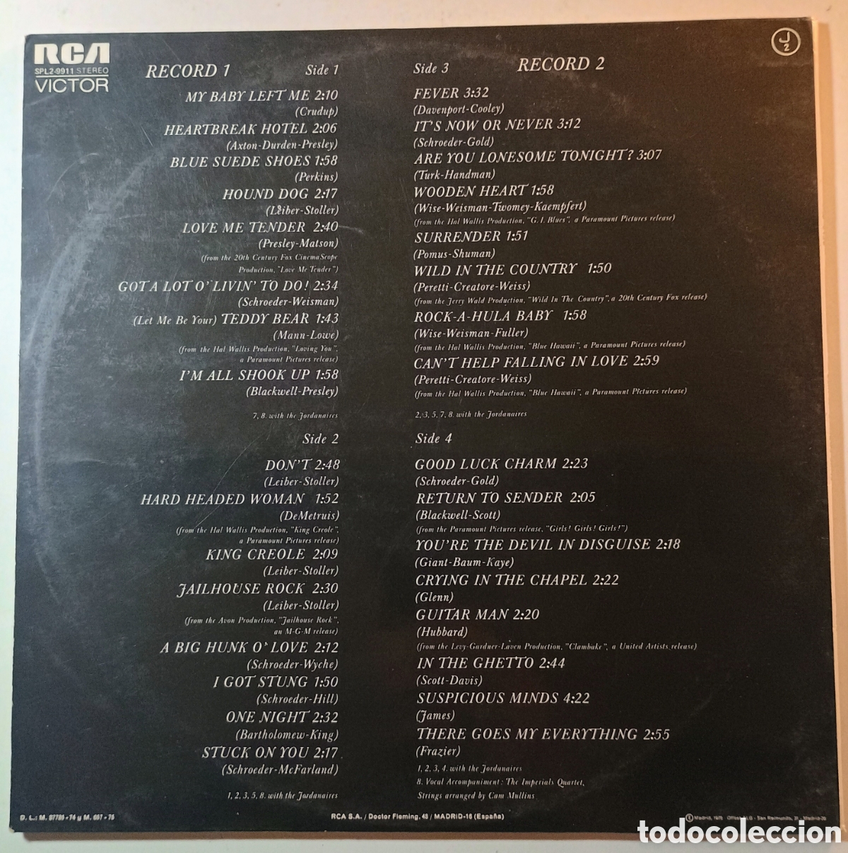 Discos de vinilo: ELVIS FOREVER - 32 HITS - 2 LPS - Foto 2