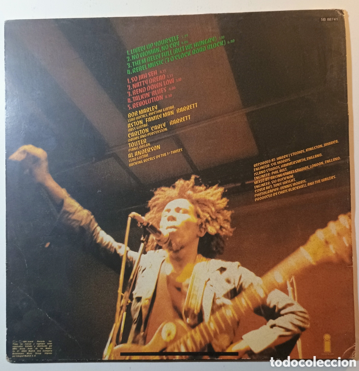 Discos de vinilo: BOB MARLEY & THE WAILERS - NATTY DREAD - LP - Foto 2