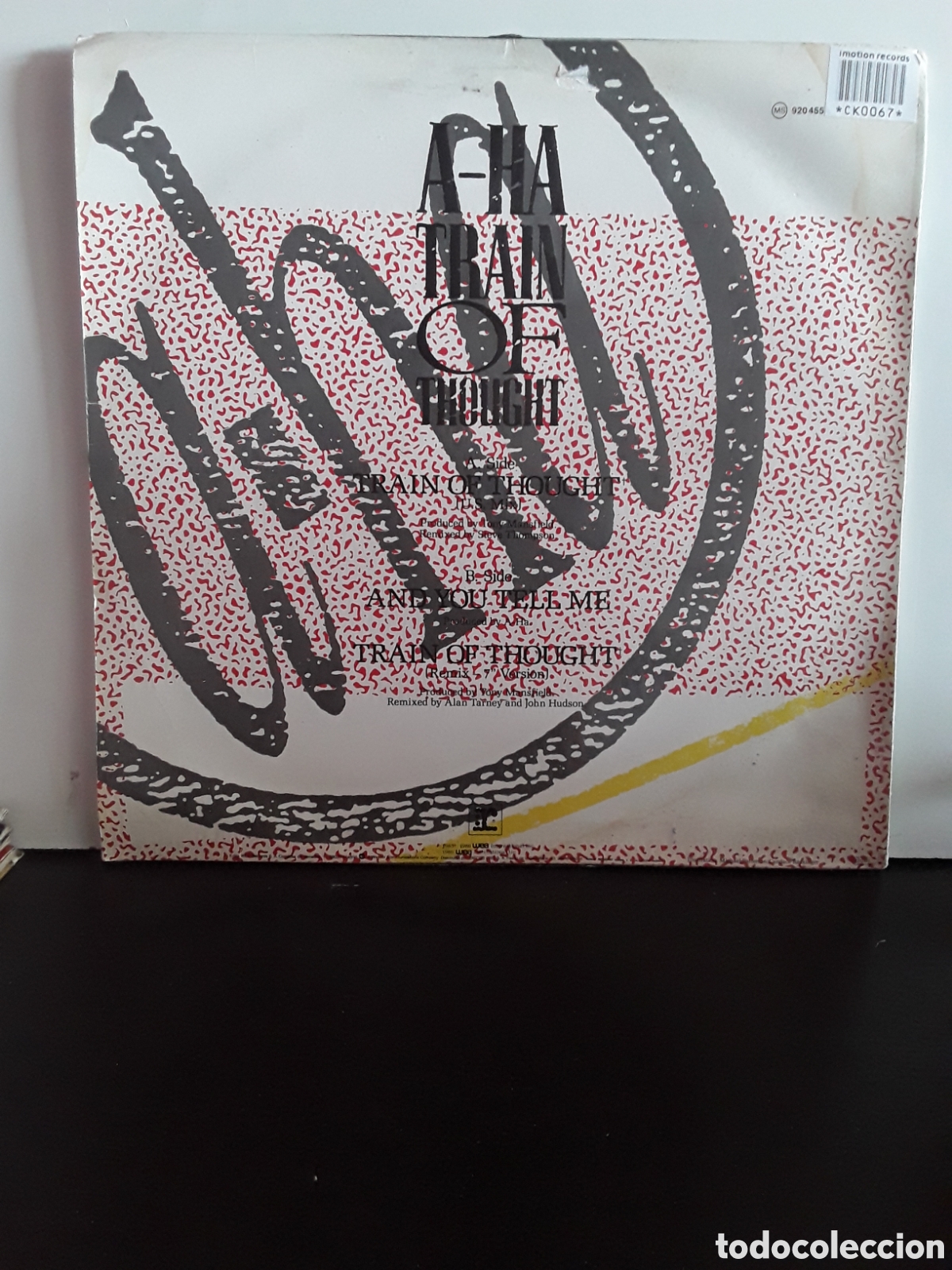 Discos de vinilo: a-ha &lrm;&ndash; Train Of Thought - Foto 2
