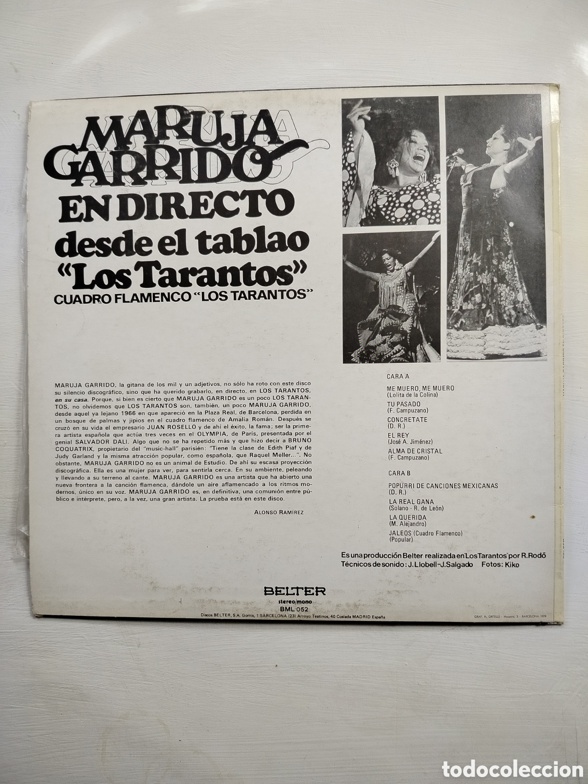 Discos de vinilo: Maruja Garrido LP 1970 - Foto 2