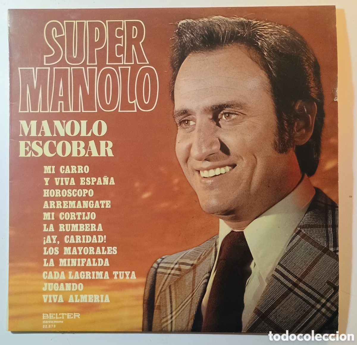Discos de vinilo: MANOLO ESCOBAR - SUPER MANOLO - LP - Foto 1