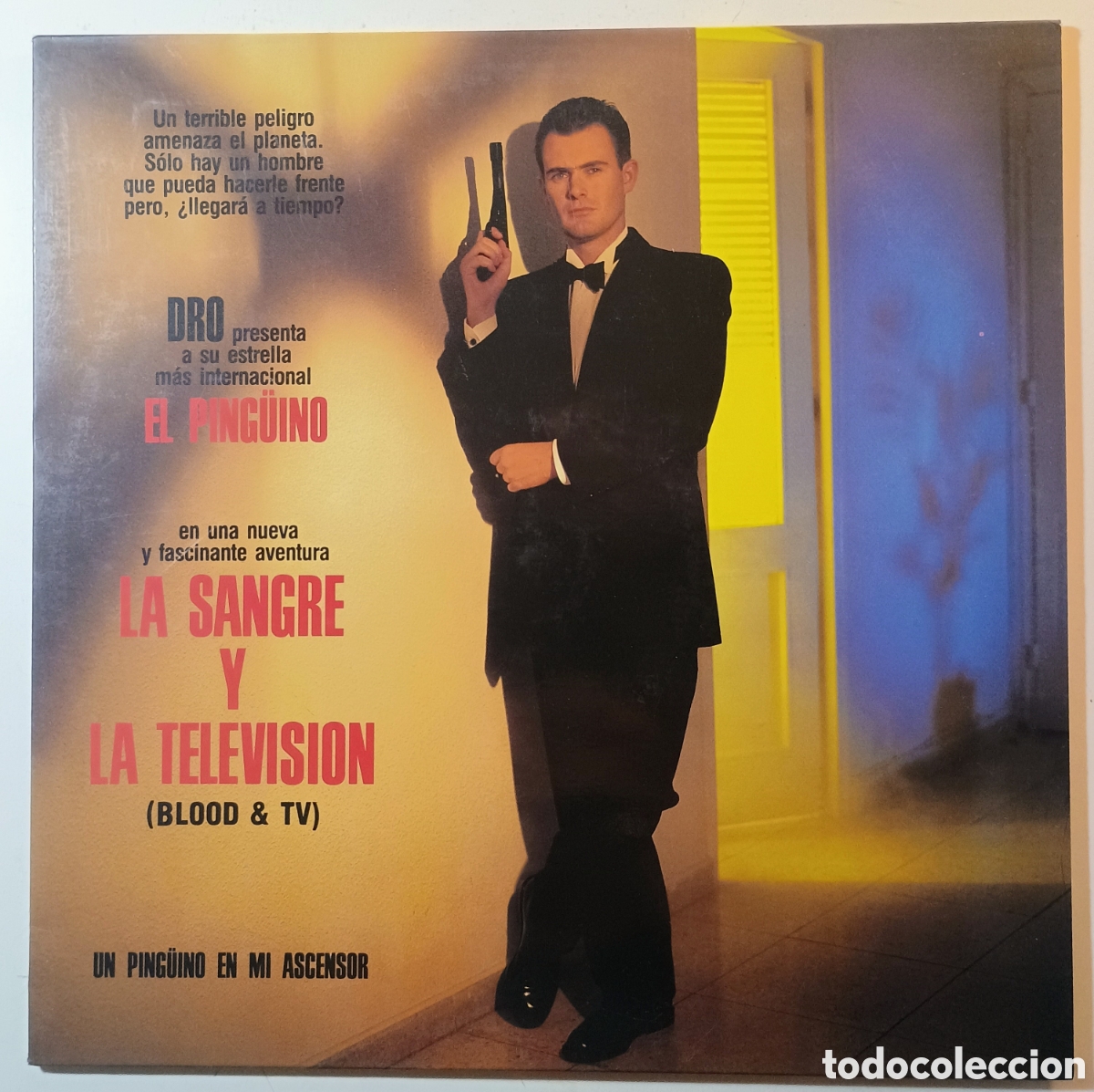 Discos de vinilo: UN PING&Uuml;INO EN MI ASCENSOR - LA SANGRE Y LA TELEVISI&Oacute;N - LP - Foto 1