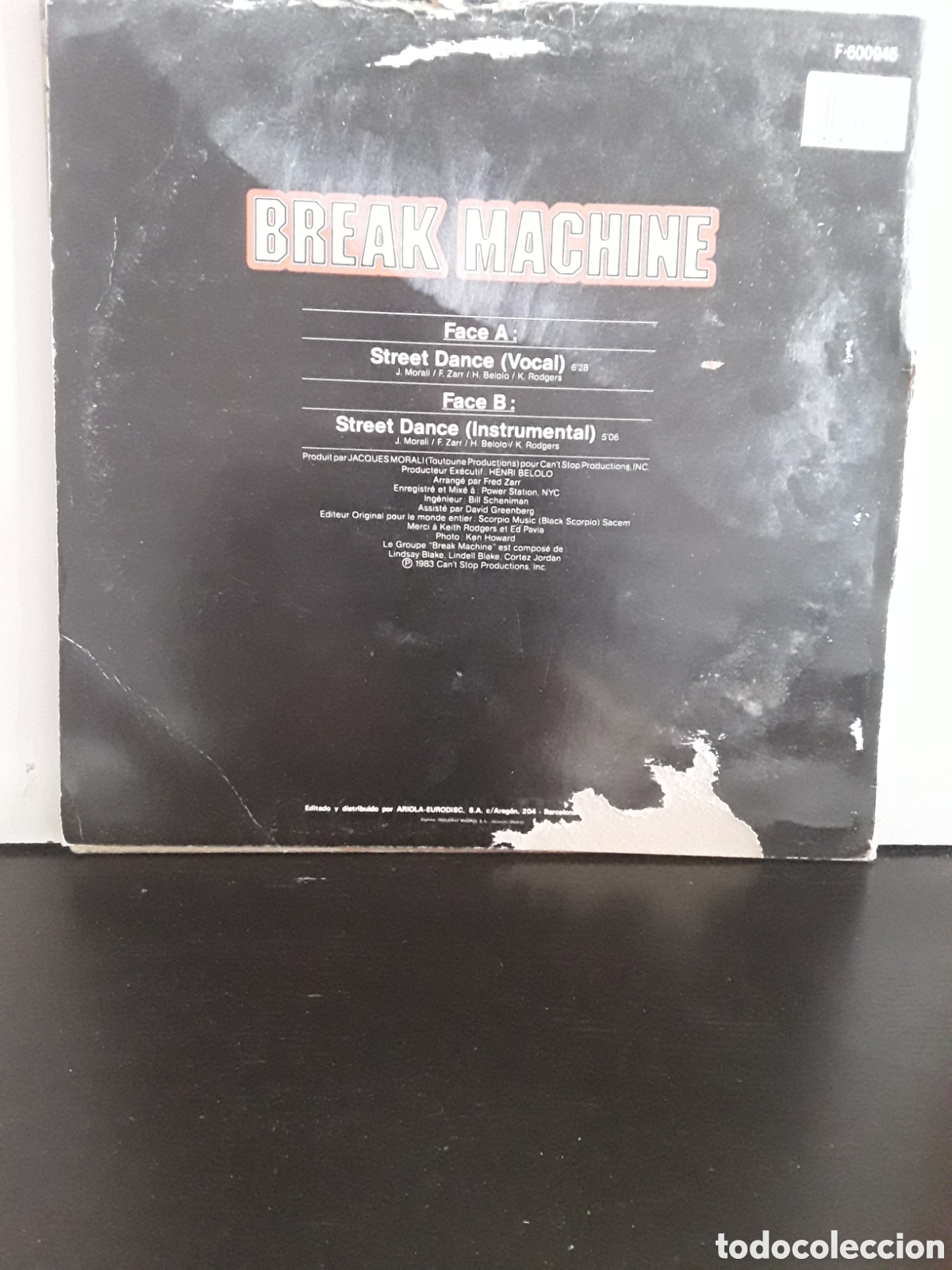 Discos de vinilo: Break Machine &lrm;&ndash; Street Dance - Foto 2