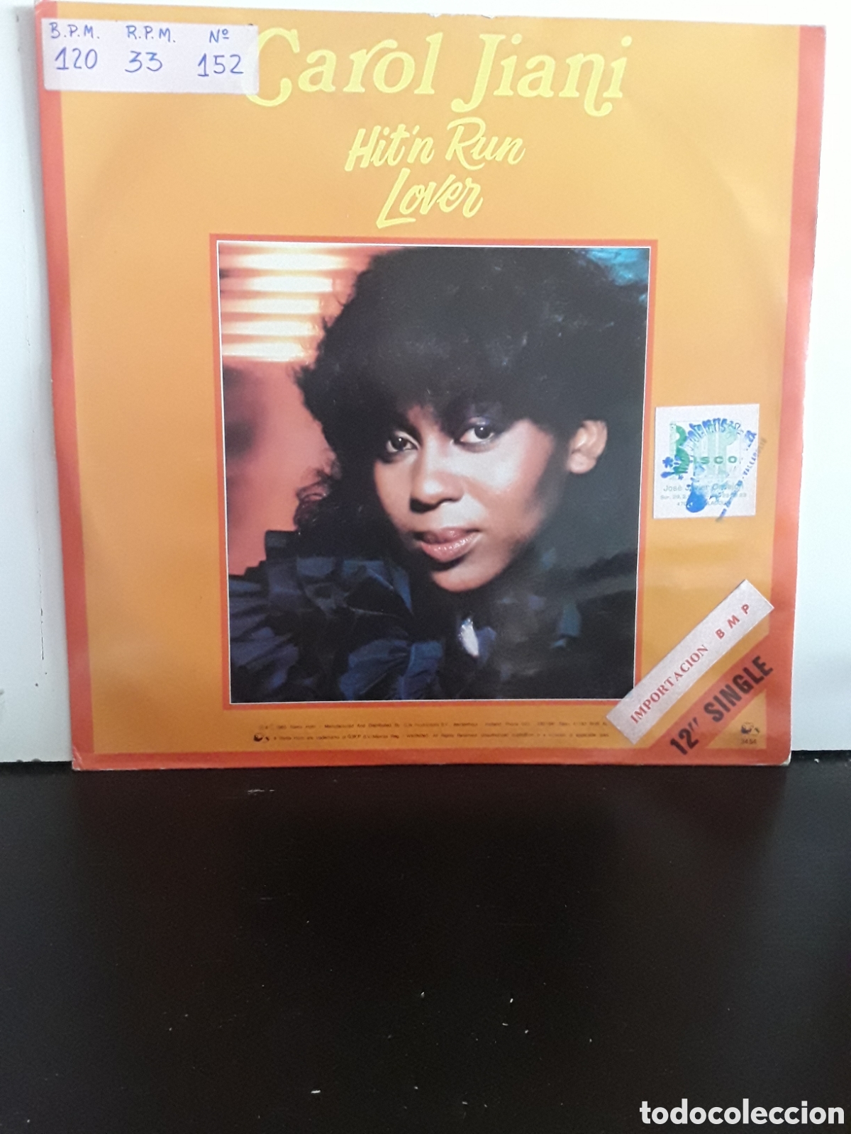 Discos de vinilo: Carol Jiani &lrm;&ndash; Hit N Run Lover - Foto 1