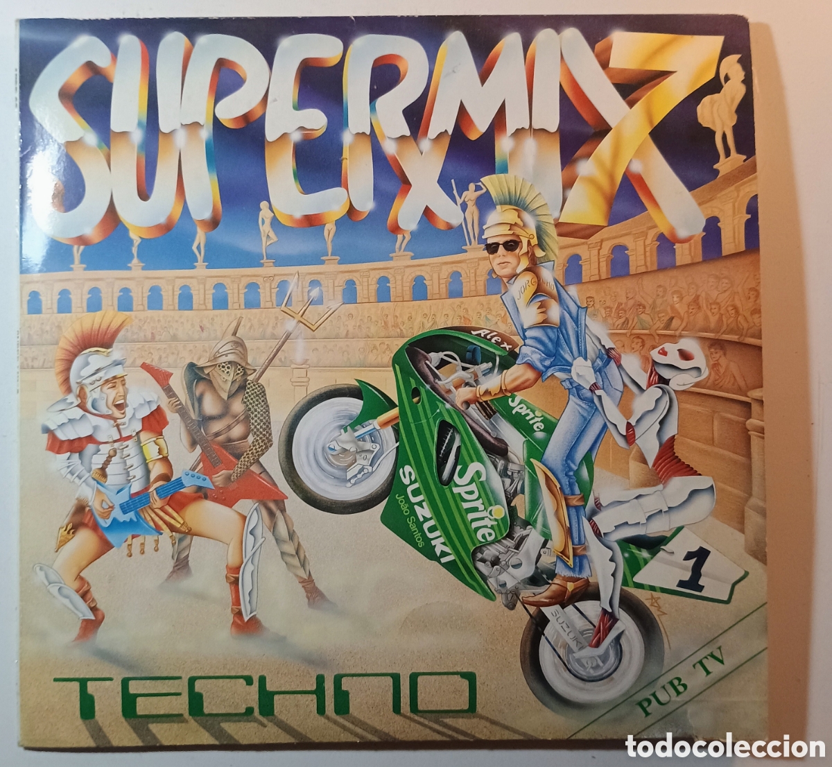 Discos de vinilo: SUPERMIX 7 - TECHNO - LP - Foto 1