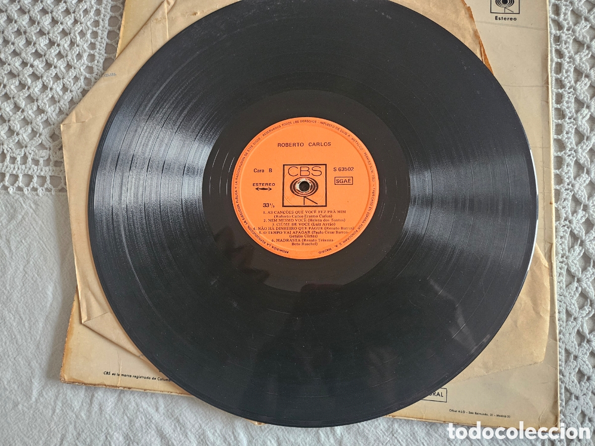 Discos de vinilo: ROBERTO CARLOS - O INIMIT&Aacute;VEL - Foto 2