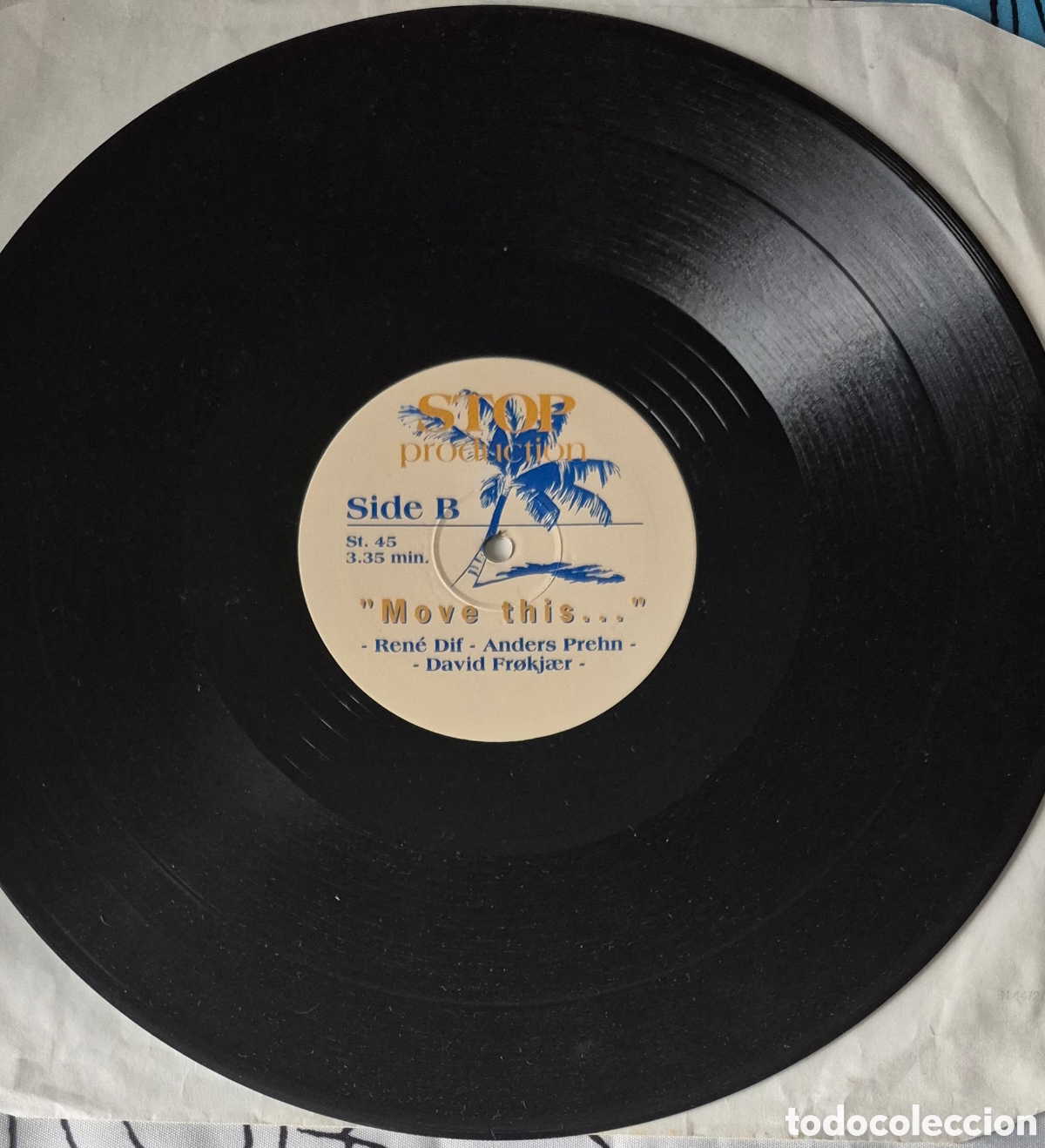 Discos de vinilo: MAXI - STOP N STOP - S&Aacute; RYKKER VI... - DINAMARCA - Foto 2