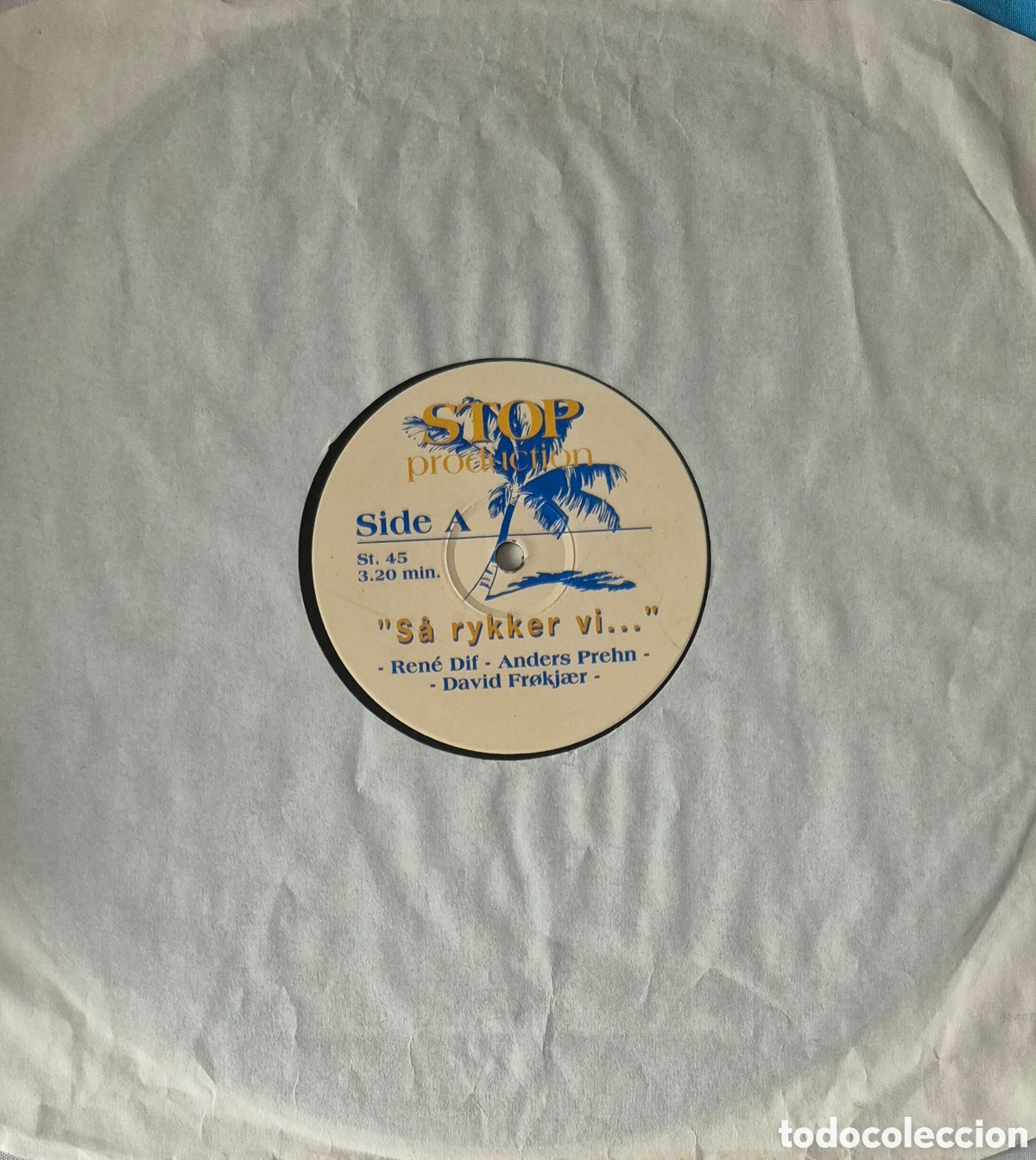 Discos de vinilo: MAXI - STOP N STOP - S&Aacute; RYKKER VI... - DINAMARCA - Foto 1