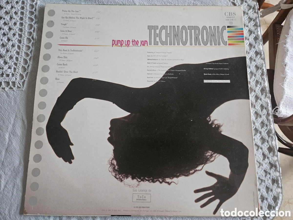 Discos de vinilo: LP Technotronic Pump up the Jam - Foto 3