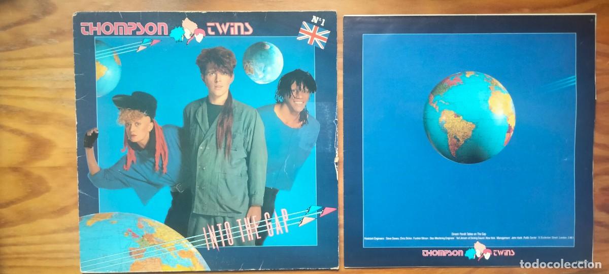 Discos de vinilo: LP &ndash; THOMPSON TWINS &ndash; INTO THE GAP - Foto 1