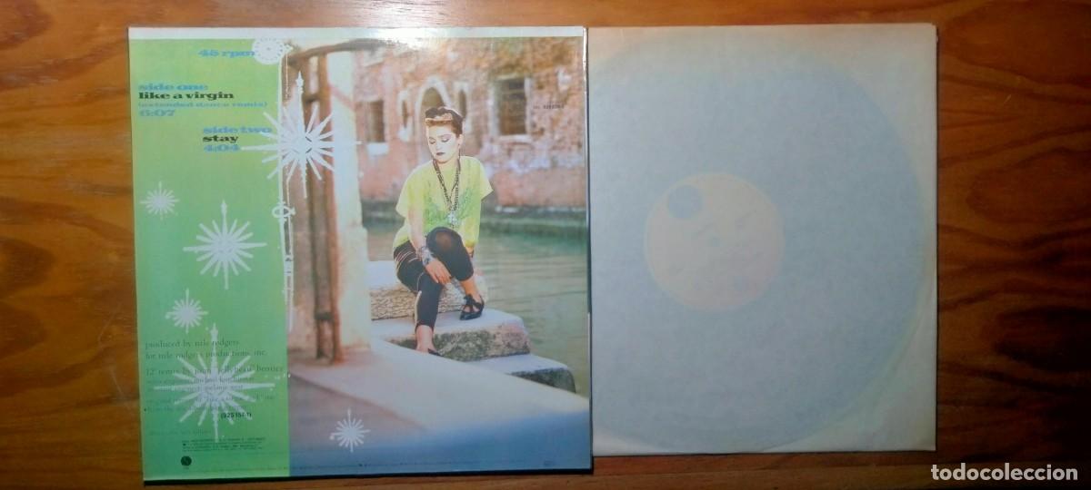 Discos de vinilo: MAXISINGLE &ndash; MADONNA &ndash; LIKE A VIRGIN - Foto 2