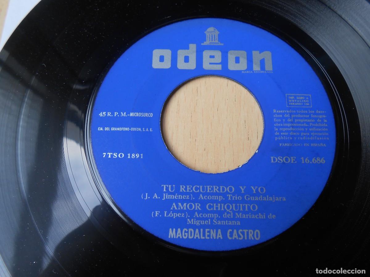 Discos de vinilo: MAGDALENA CASTRO, EP, BALA PERDIDA + 3, A&Ntilde;O 1966, ODEON, DSOE 16.686 - Foto 4