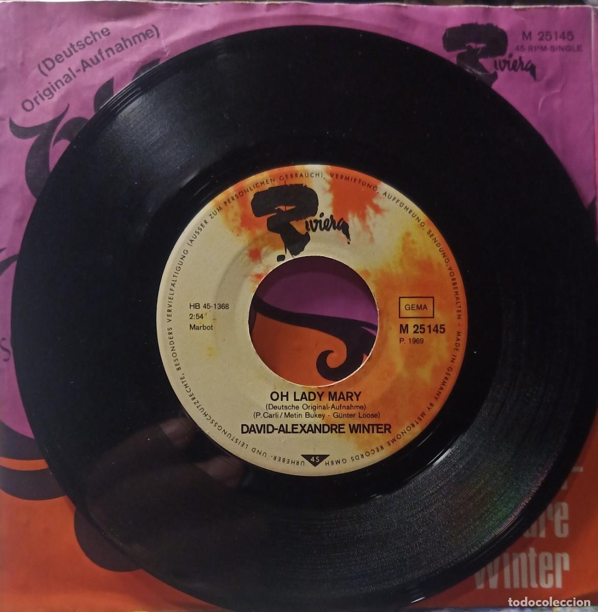 Discos de vinilo: David-Alexandre Winter. Oh lady Mary. Vinilo single. - Foto 2