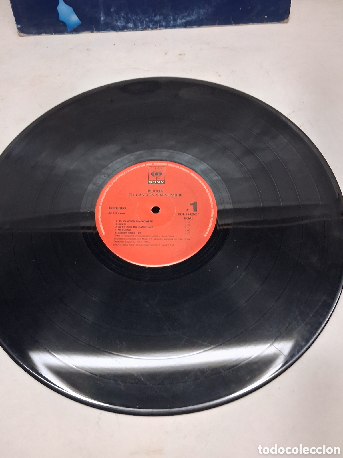 Discos de vinilo: Platon tu canci&oacute;n sin nombre - Foto 2