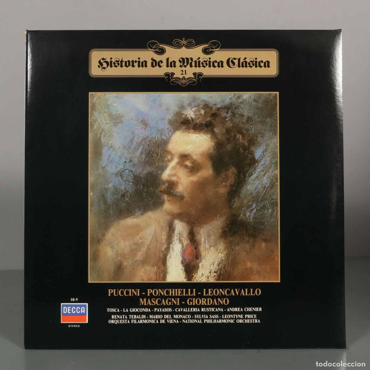 Discos de vinilo: LP. PUCCINI - PONCHIELLI - LEONCAVALLO MASCAGNI - GIORDANO - Foto 1