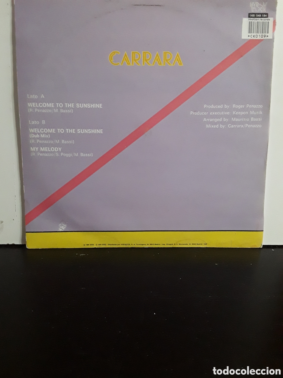 Discos de vinilo: Carrara &lrm;&ndash; Welcome To The Sunshine - Foto 2