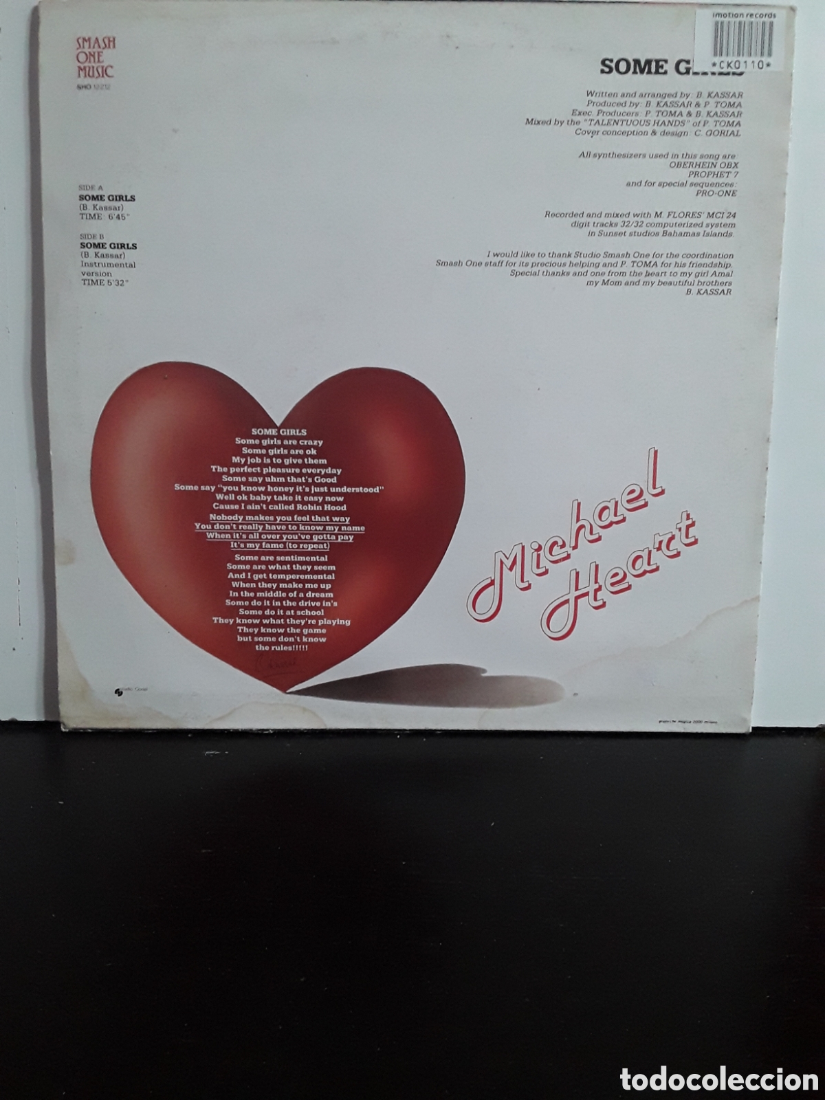 Discos de vinilo: Michael Heart &lrm;&ndash; Some Girls - Foto 2