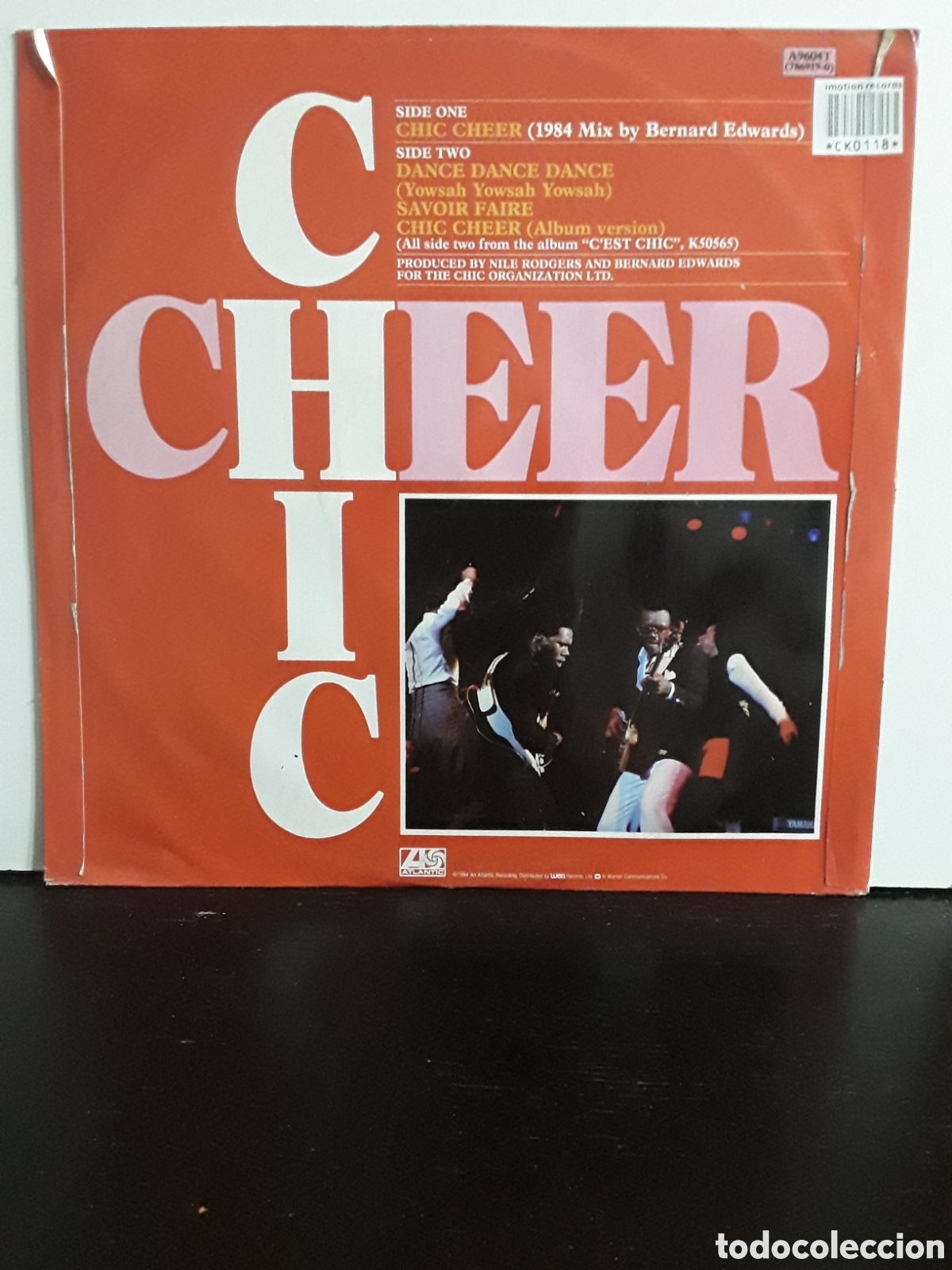 Discos de vinilo: Chic &lrm;&ndash; Chic Cheer (1984 Mix By Bernard Edwards) - Foto 2