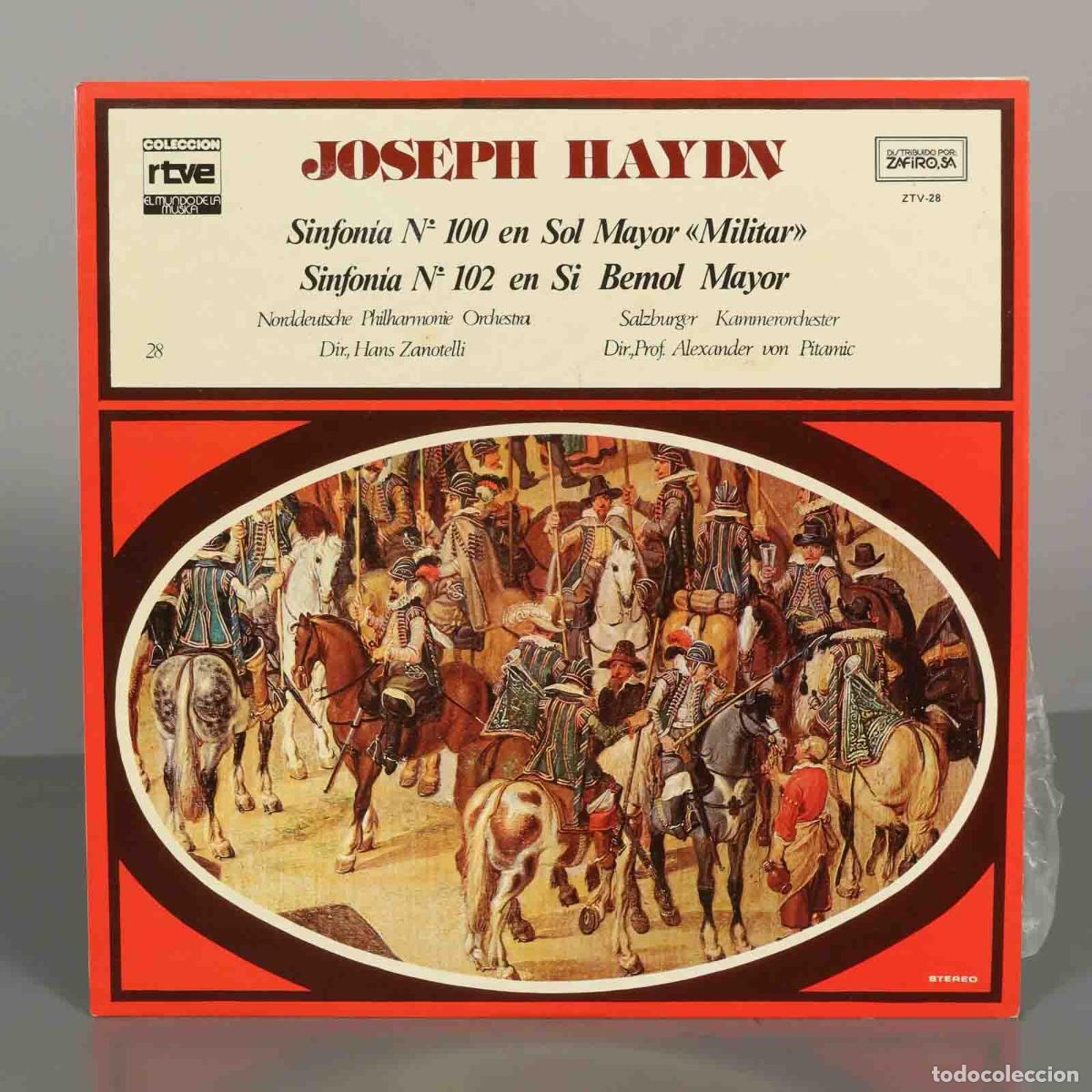 Discos de vinilo: LP. HAYDN Sinfonia N&ordm; 100 102 - Foto 1