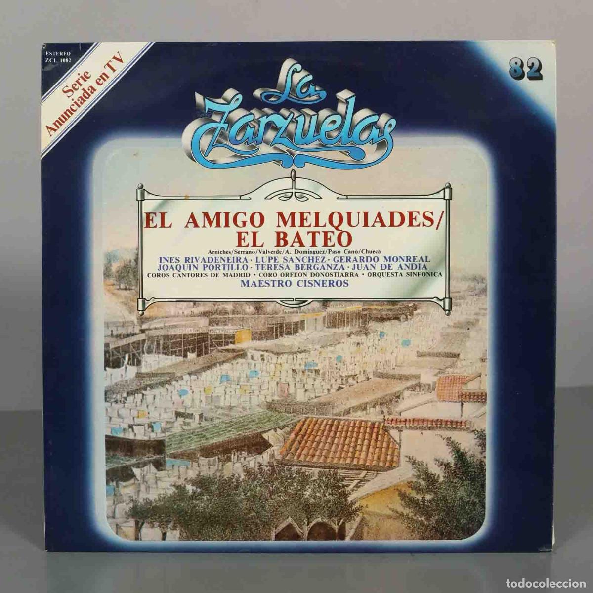Discos de vinilo: LP. EL AMIGO MELQUIADES/EL BATEO CISNEROS - Foto 1